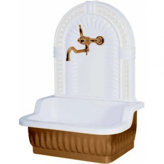 Раковина напольная Migliore Olivia бронза 27014