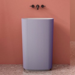 Раковина напольная Abber Stein 55 см фиолетовая AS2502Violett