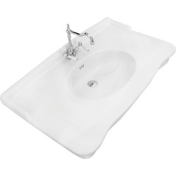 Раковина подвесная ArtCeram Hermitage белая HEL004 01 00