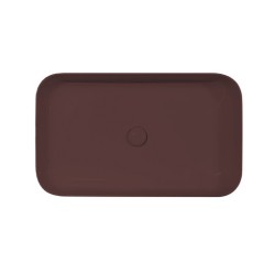 Раковина Kerasan Tribeca 70 см Borgogna Matt 460275*0 Borgogna matt