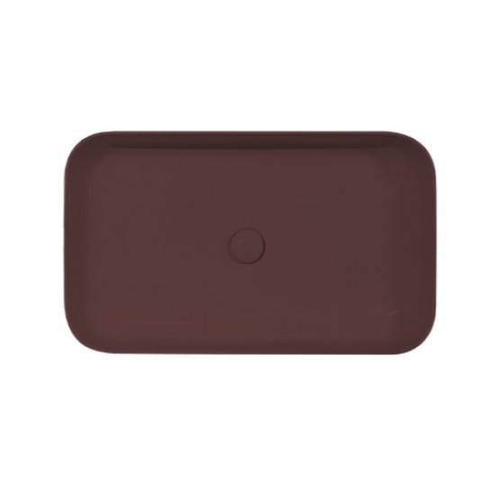 Раковина Kerasan Tribeca 70 см Borgogna Matt 460275*0 Borgogna matt Staron