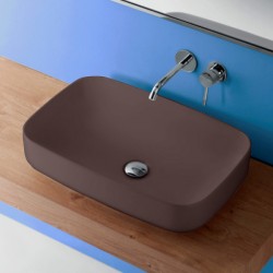 Раковина Kerasan Tribeca 70 см Borgogna Matt 460275*0 Borgogna matt