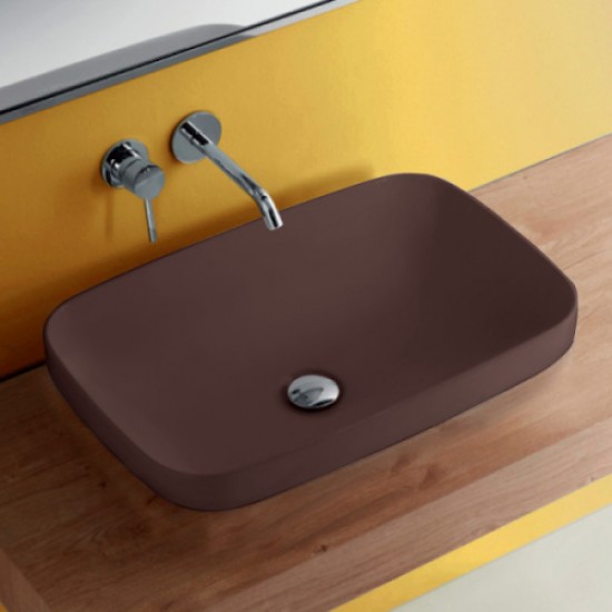 Раковина Kerasan Tribeca 60 см Borgogna Matt 514375 Staron