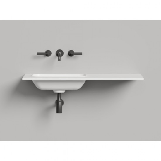 Раковина Salini Onda Edge Round 200 см белый матовый 14022051MN Staron