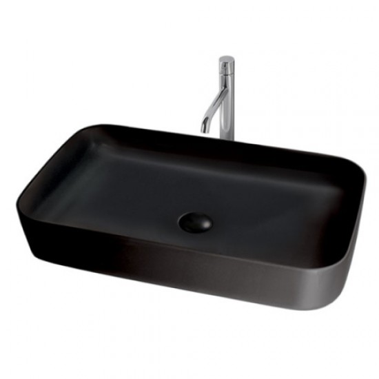 Раковина Kerasan Tribeca 70 см черный матовый 460231 Staron