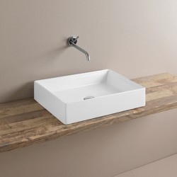 Раковина ArtCeram Scalino 55 см белый матовый SCL002 05 00 bi matt