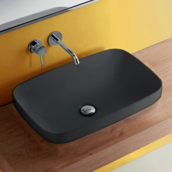 Раковина Kerasan Tribeca 60 см черный матовый 514331*0 Nero matt Staron