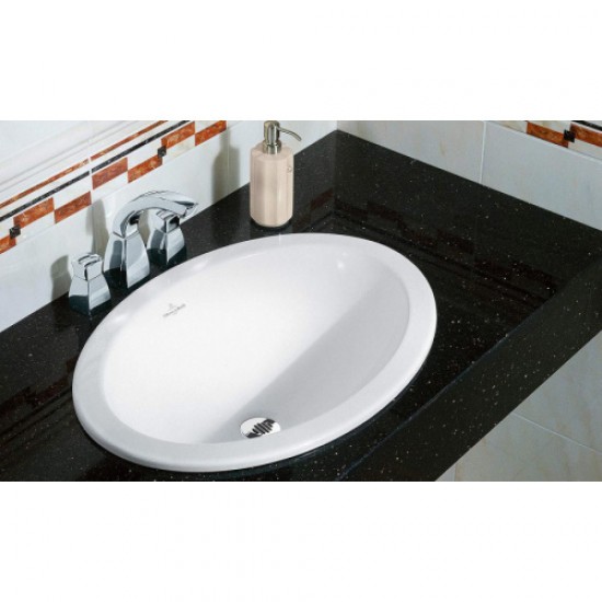 Раковина Villeroy & Boch Loop & Friends 57 см ярко-белая, с покрытием CeramicPlus 615520R2 Staron