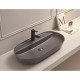 Раковина Ceramalux NC 80 см серая матовая 78325MDH Staron