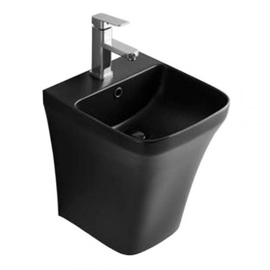 Раковина Ceramalux N 36.5 см черный матовый 500PMB Staron