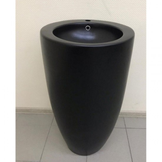 Раковина напольная Ceramalux N черная матовая В133MВ Staron