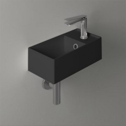 Раковина Simas Agile 40 см правый, черный матовый AG20 nero matt*1