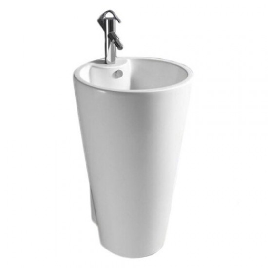 Раковина напольная Ceramalux N круглая B134B Staron