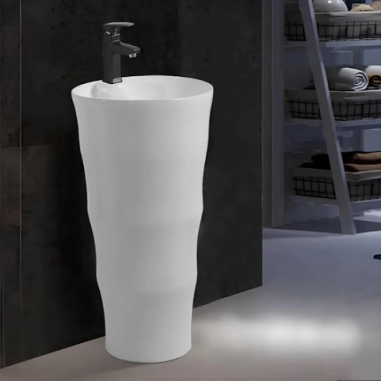 Раковина напольная Ceruttispa Marco 42 см белая CT7833 Staron