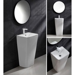 Раковина напольная Ceruttispa Sandra 44 см белая CT7828