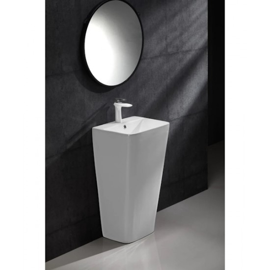 Раковина напольная Ceruttispa Vito 44 см белая CT7663 Staron