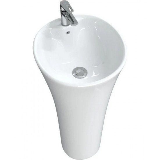 Раковина напольная Ceruttispa Adelina 46 см белая CT7274 Staron