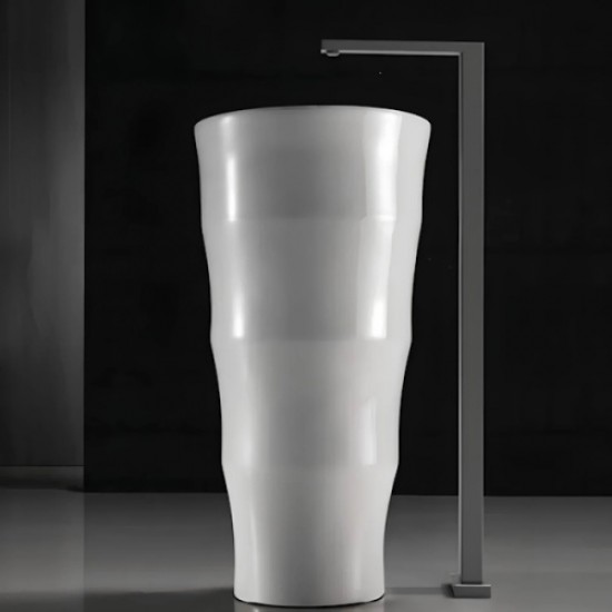 Раковина напольная Ceruttispa Alessia 42 см белая CT7834 Staron