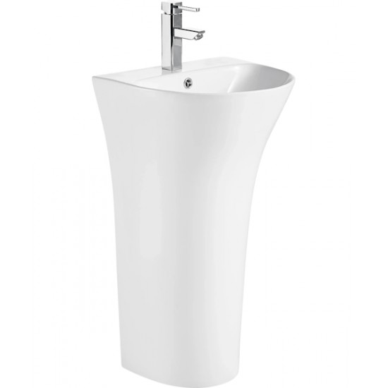 Раковина напольная Ceruttispa Simona 48 см белая CT7832 Staron