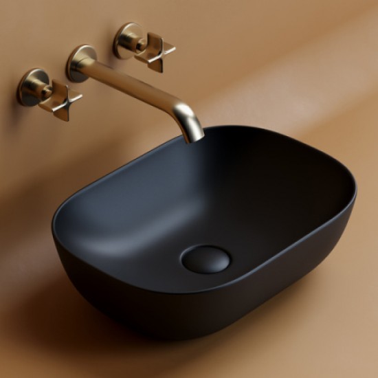 Раковина Ceramica Nova Element 45 см черная матовая CN6009MB Staron