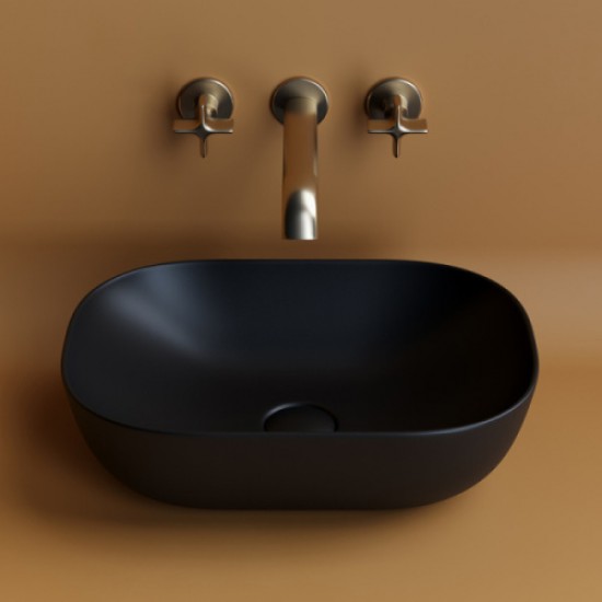 Раковина Ceramica Nova Element 45 см черная матовая CN6009MB Staron