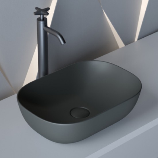Раковина Ceramica Nova Element 45 см темный антрацит CN6009MDH Staron