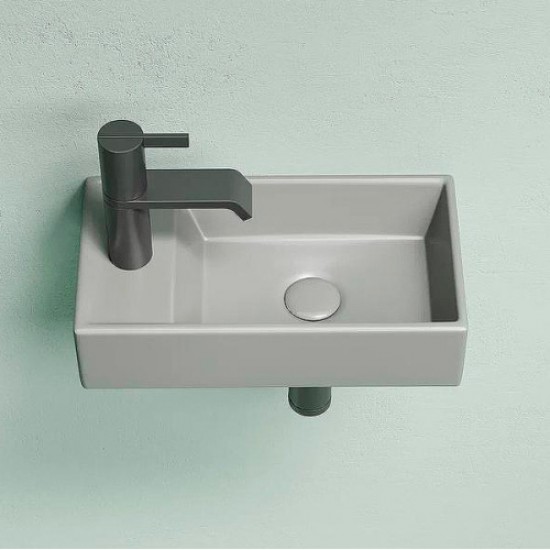 Раковина Ceramica Nova Element 40 см чаша справа антрацит матовый CN6051RMH Staron