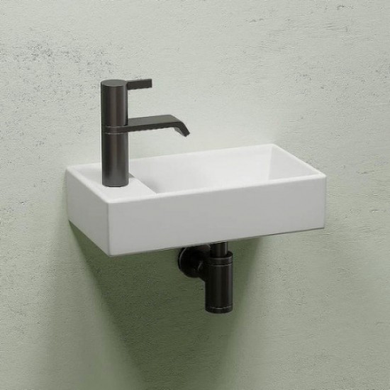 Раковина Ceramica Nova Element 40 см чаша справа белая матовая CN6051RMW Staron