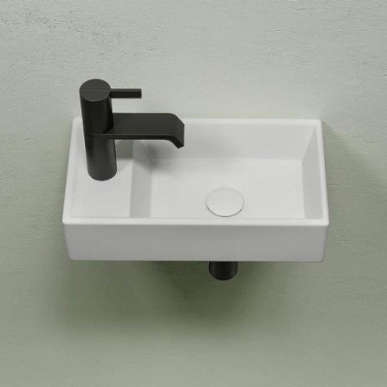 Раковина Ceramica Nova Element 40 см чаша справа белая матовая CN6051RMW Staron