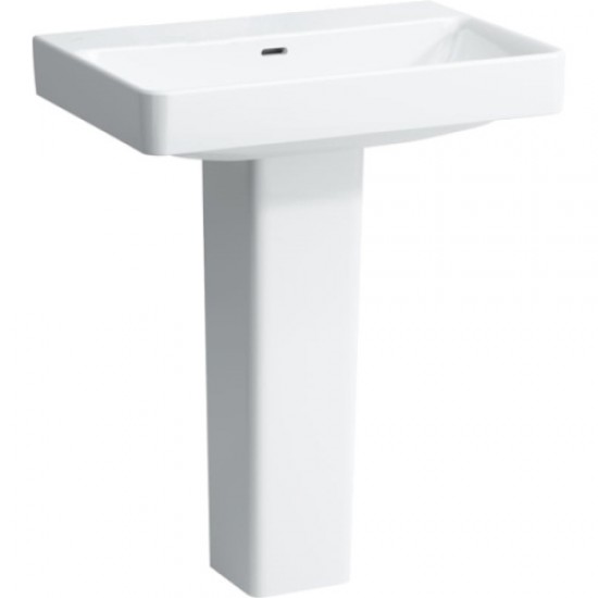 Раковина Laufen Pro S 70 см без отверстия для смесителя с отверстием перелива 8.1096.7.000.109.1 Staron