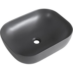 Раковина BelBagno 50 см серая матовая BB1302-H311