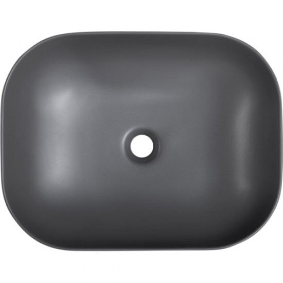 Раковина BelBagno 50 см серая матовая BB1302-H311 Staron