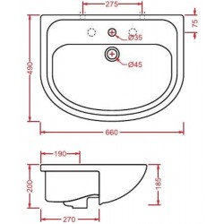 Раковина, цвет белый, ArtCeram APL001 01 00