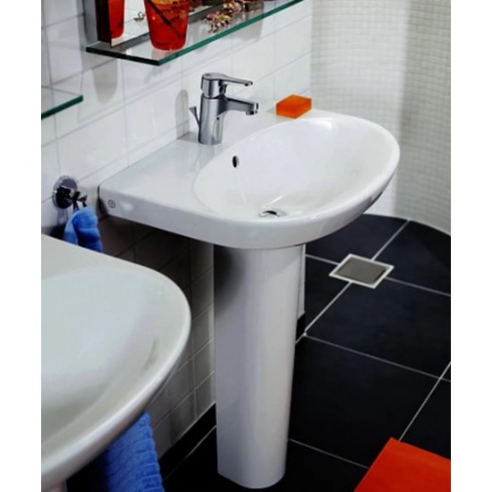 Раковина подвесная на пьедестал Gustavsberg Nautic 55569901 56х43х17.5 см