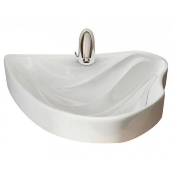 Раковина Velvex Felay 60 см белая rkFEL.60-81 Staron