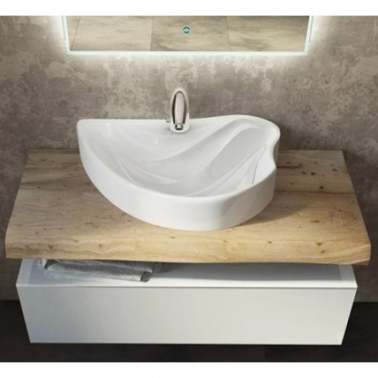 Раковина Velvex Felay 60 см белая rkFEL.60-81 Staron