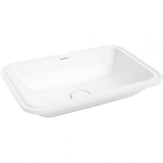 Раковина Kerama Marazzi Plaza 55 см встраиваемая снизу PLR.wbu.55 Staron