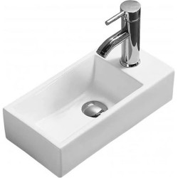 Раковина Ceramalux N 38 см левая 9048FL