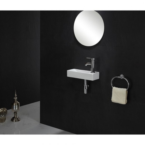 Раковина Ceramalux N 38 см левая 9048FL Staron