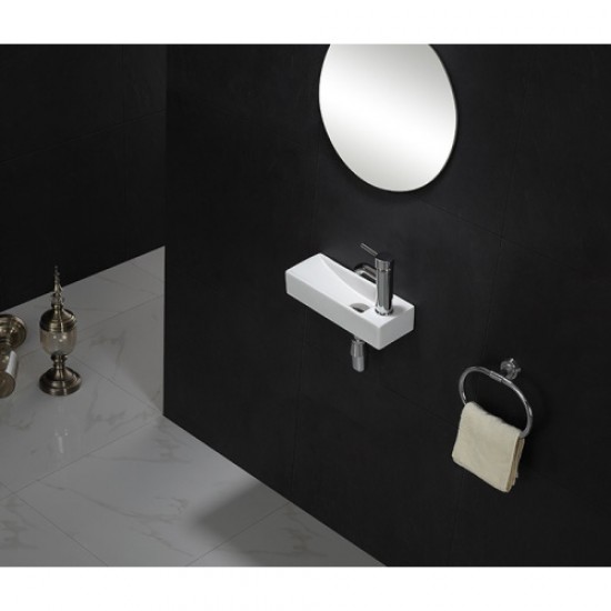 Раковина Ceramalux N 38 см левая 9048FL Staron