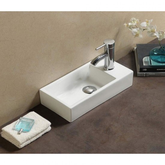 Раковина Ceramalux N 41 см левая 9048DL Staron