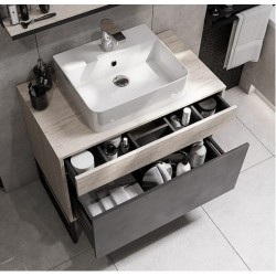 Раковина Акватон Geometry 45 см белая WQ8A37000000004