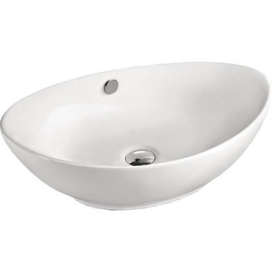 Раковина Velvex 57 см белая 7027A Staron