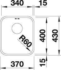 Мойка для кухни Blanco Supra 340-U