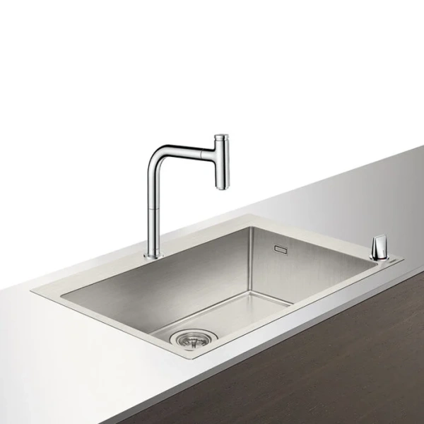Мойка для кухни Hansgrohe C71-F660-08 хром 43202000