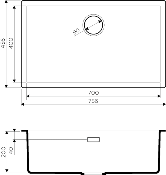 Мойка для кухни Omoikiri Yamakawa 75-U/I 499 75 см врезная