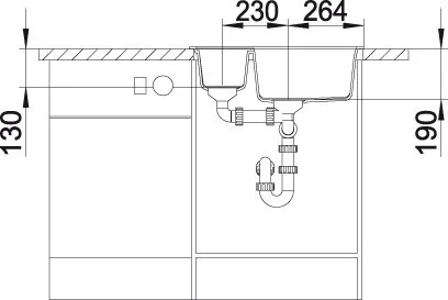 Мойка для кухни Blanco Metra 6 S Compact 78 см белая 513468