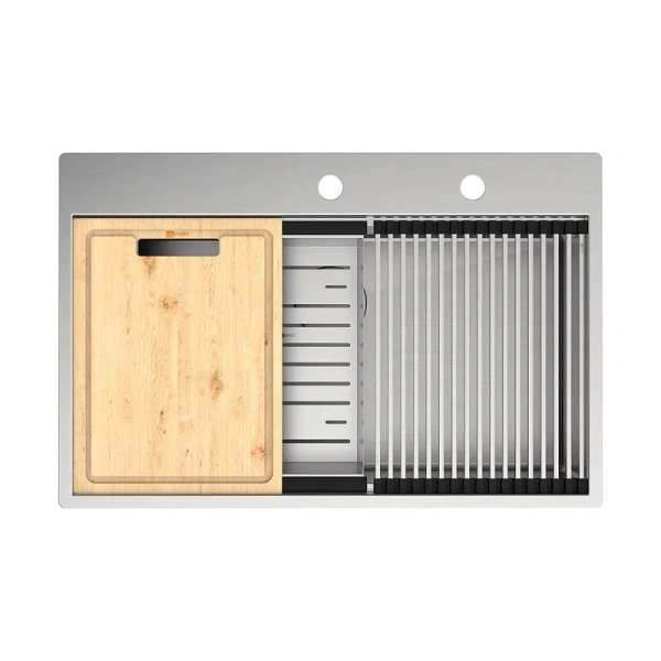 Мойка для кухни Lemark Iordana 78 см сталь 9937117