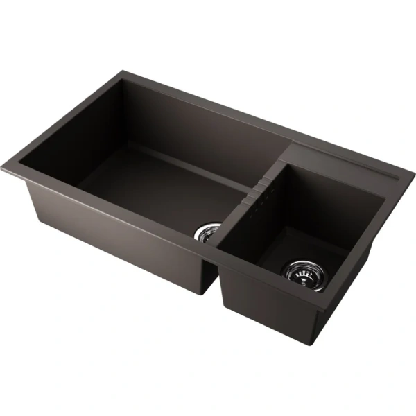 Мойка для кухни Omoikiri Tedori 86-2-LB-ES 86 см espresso 4997242