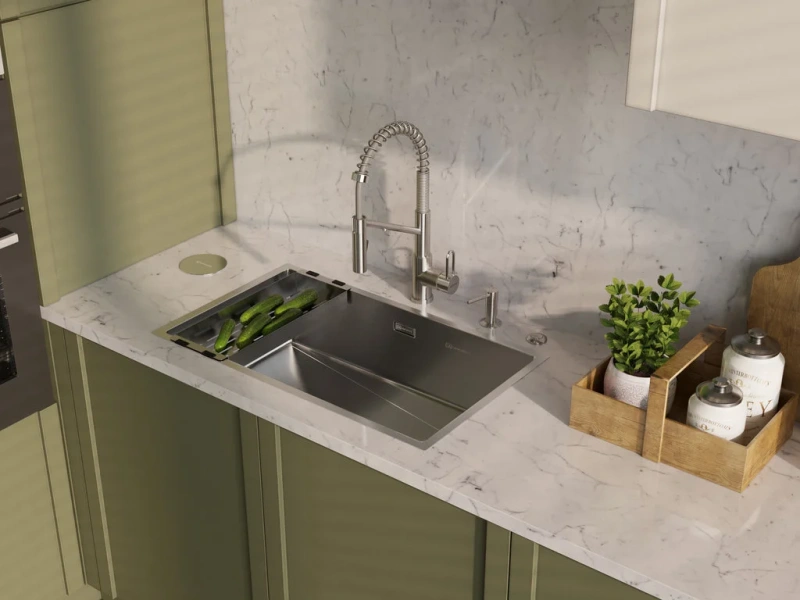 Мойка для кухни Omoikiri Taki 74-U/IF Side 499317 74 см врезная